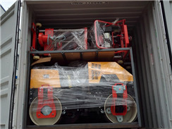 20臺壓路機(jī)、鉆孔取芯機(jī)以及路面切割機(jī)出口新加坡